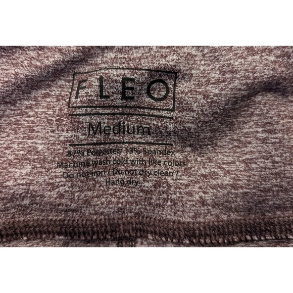 FLEO Heathered Purple Athletic CrossFit Shorts Size Medium - Picture 3 of 4